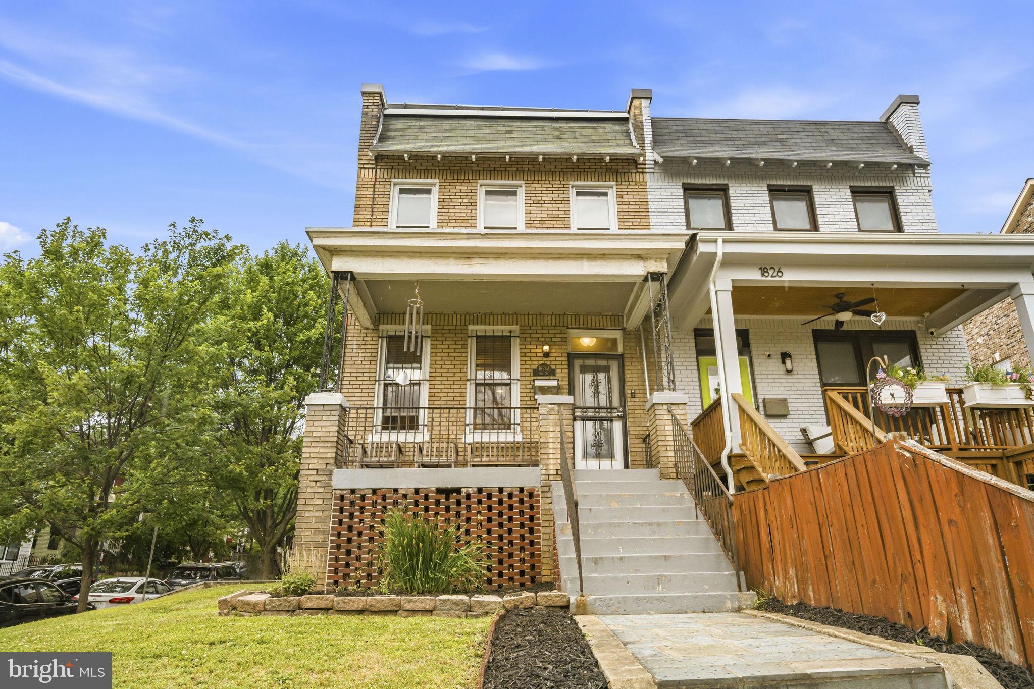 1824 3rd Street Northeast Washington, DC 20002 - Photo 2 of 30 Charming brick duplex with lush greenery.