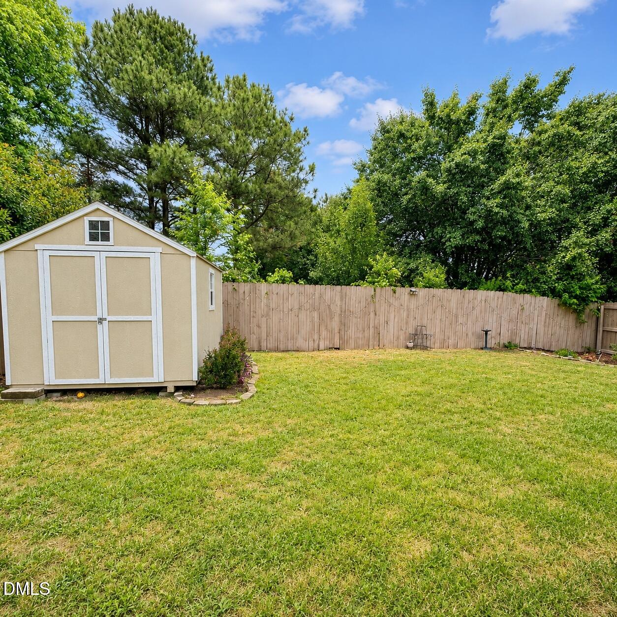 3713 Marshlane Way Raleigh, NC 27610 - Photo 6 of 6 backyard_shed_square