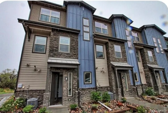 a view of a building with many windows