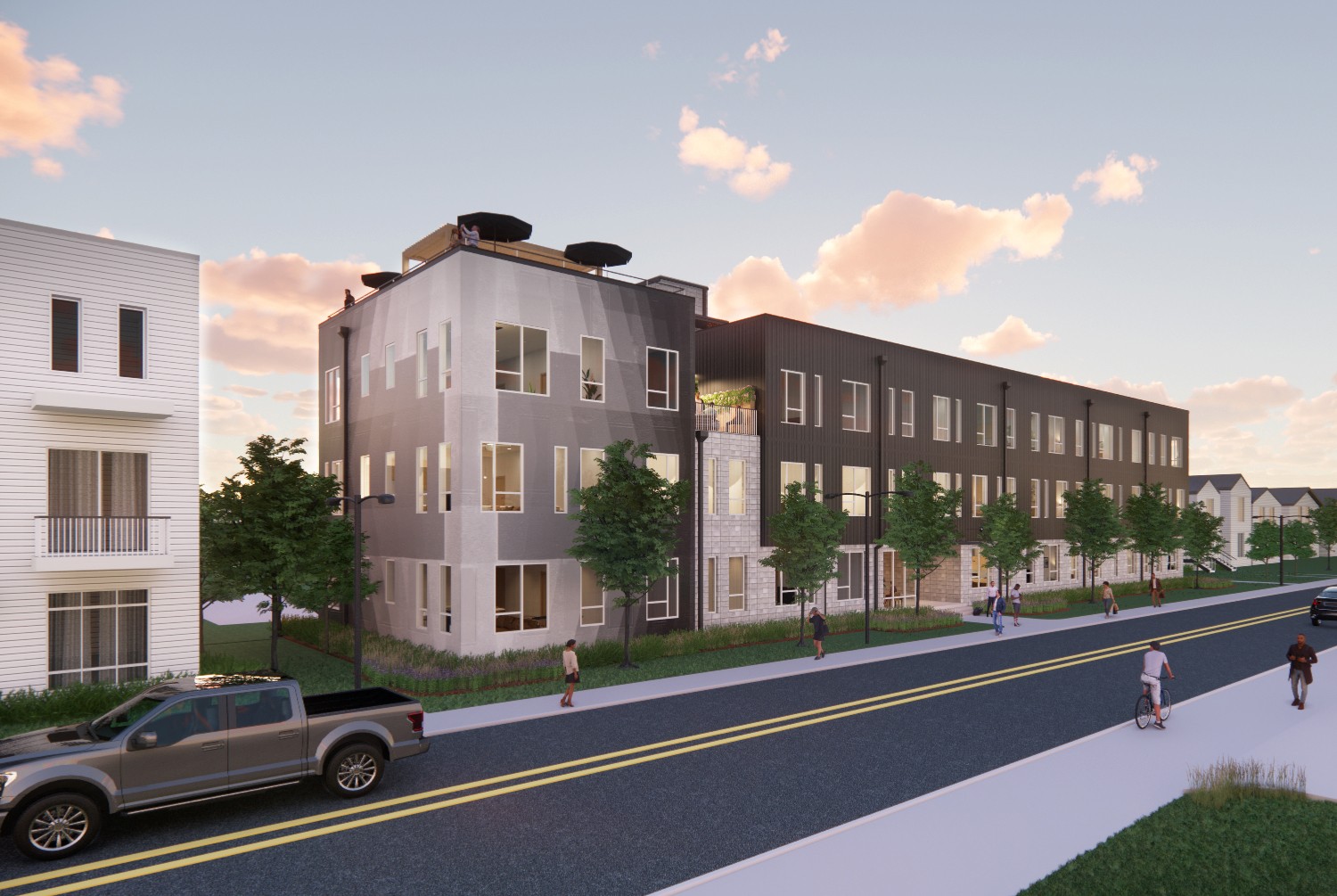 1310 Lischey Avenue, Unit 304 Nashville, TN 37207 - Photo 3 of 4 a car parked in front of a building