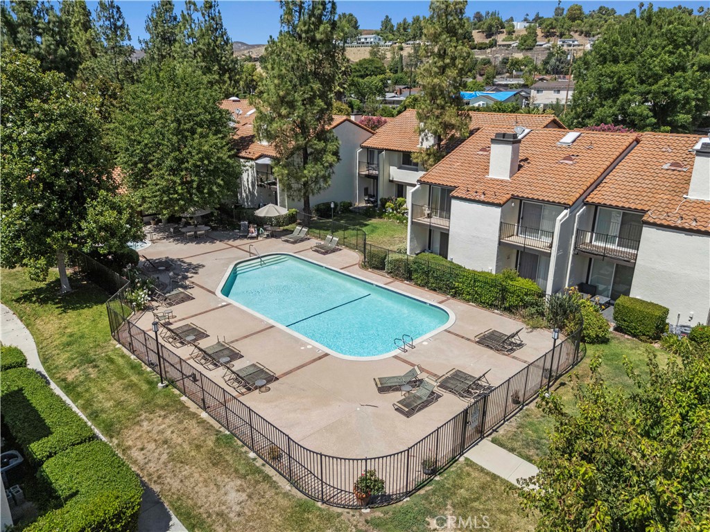 5602 Las Virgenes Road, Unit 79 Calabasas, CA 91302 - Photo 54 of 56 an aerial view of a house with outdoor space