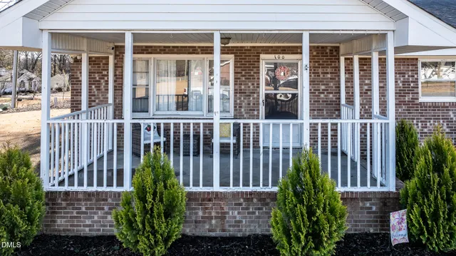 a view of outdoor space with porch