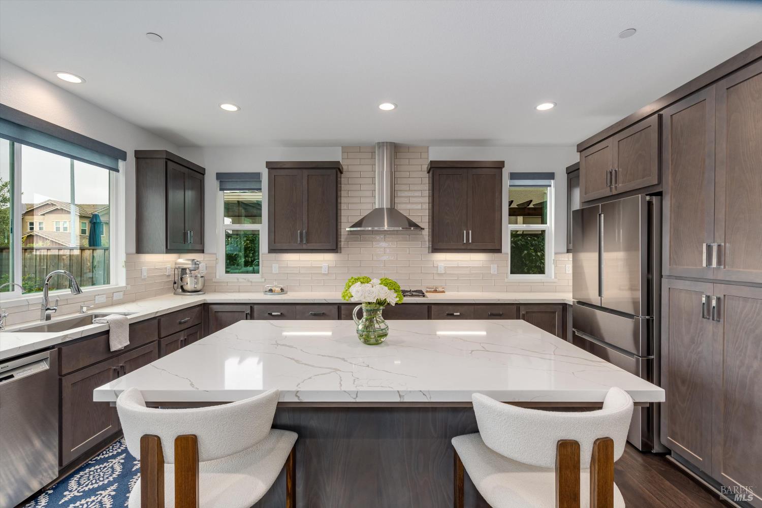 349 Vinterra Court Napa, CA 94559 - Photo 18 of 53 Quartz Countertops and Custom Cabinetry with Stainless Steel Appliances from Bosch