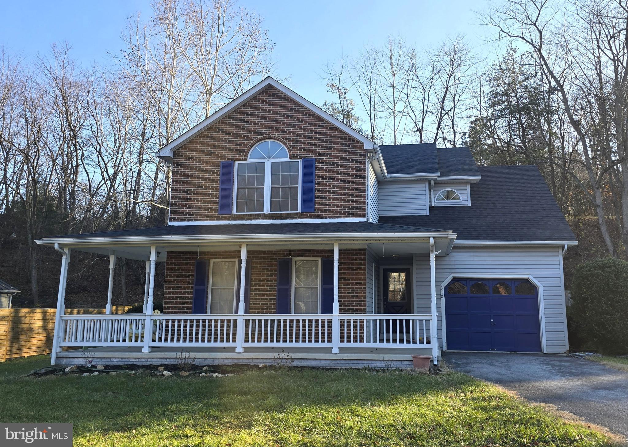 310 Henrico Road Front Royal, VA 22630 - Photo 2 of 71 Exterior front with one car garage.