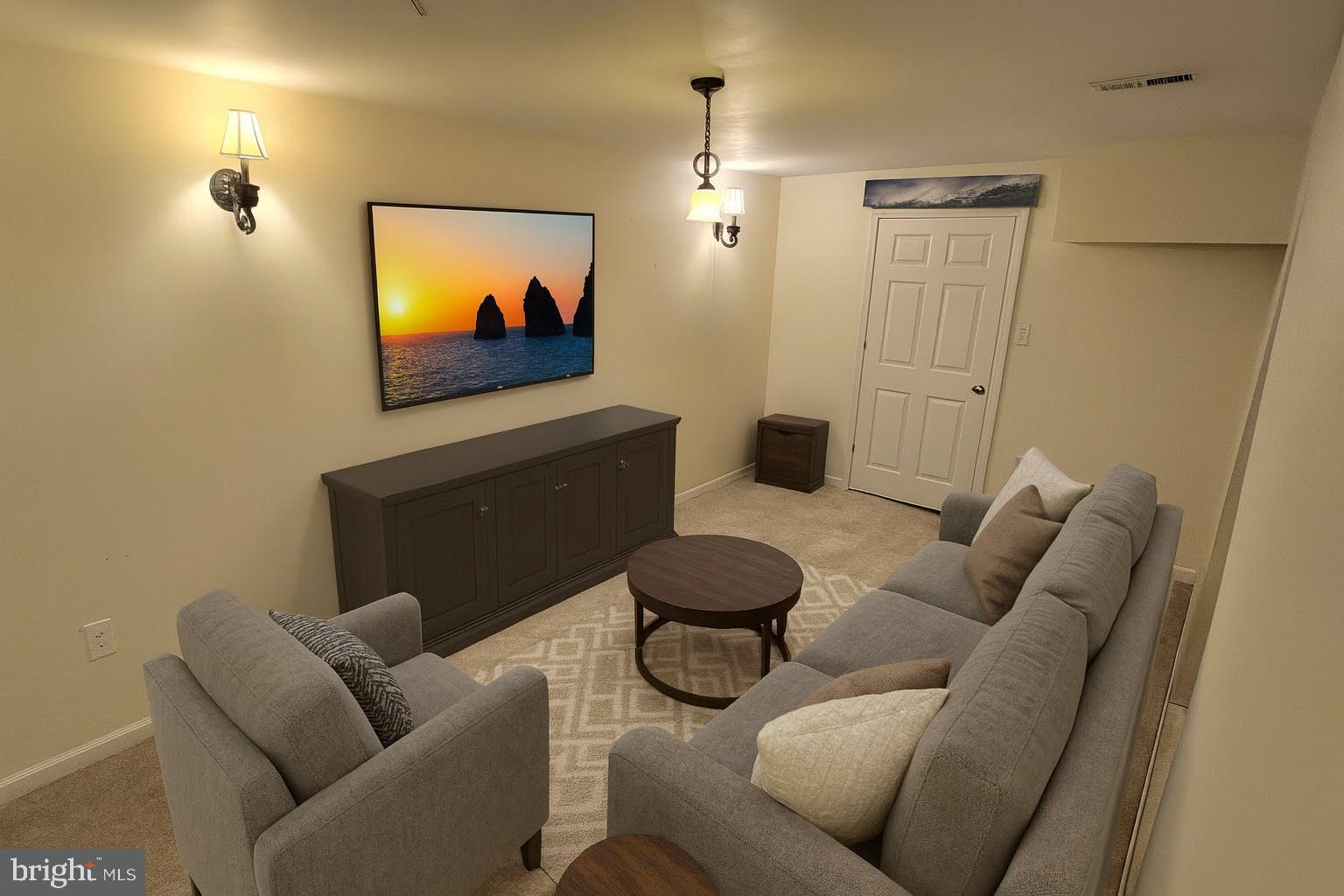 310 Henrico Road Front Royal, VA 22630 - Photo 57 of 71 Virtual staging ideas for basement family room.