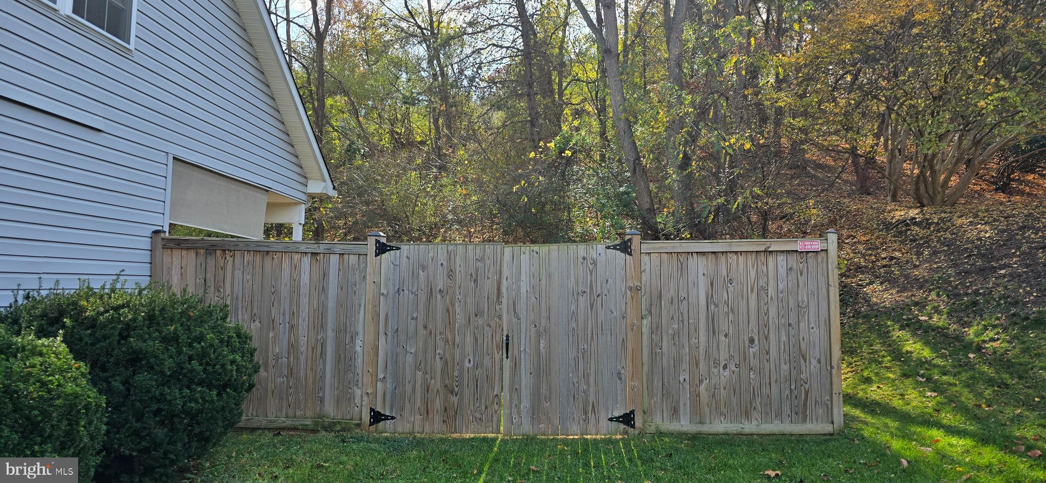 310 Henrico Road Front Royal, VA 22630 - Photo 67 of 71 Gated fence to rear yard.