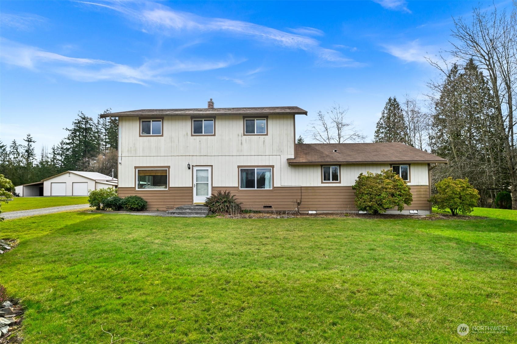 3941 Loomis Trail Road Blaine, WA 98230 - Photo 30 of 40 a view of a yard in front of a house