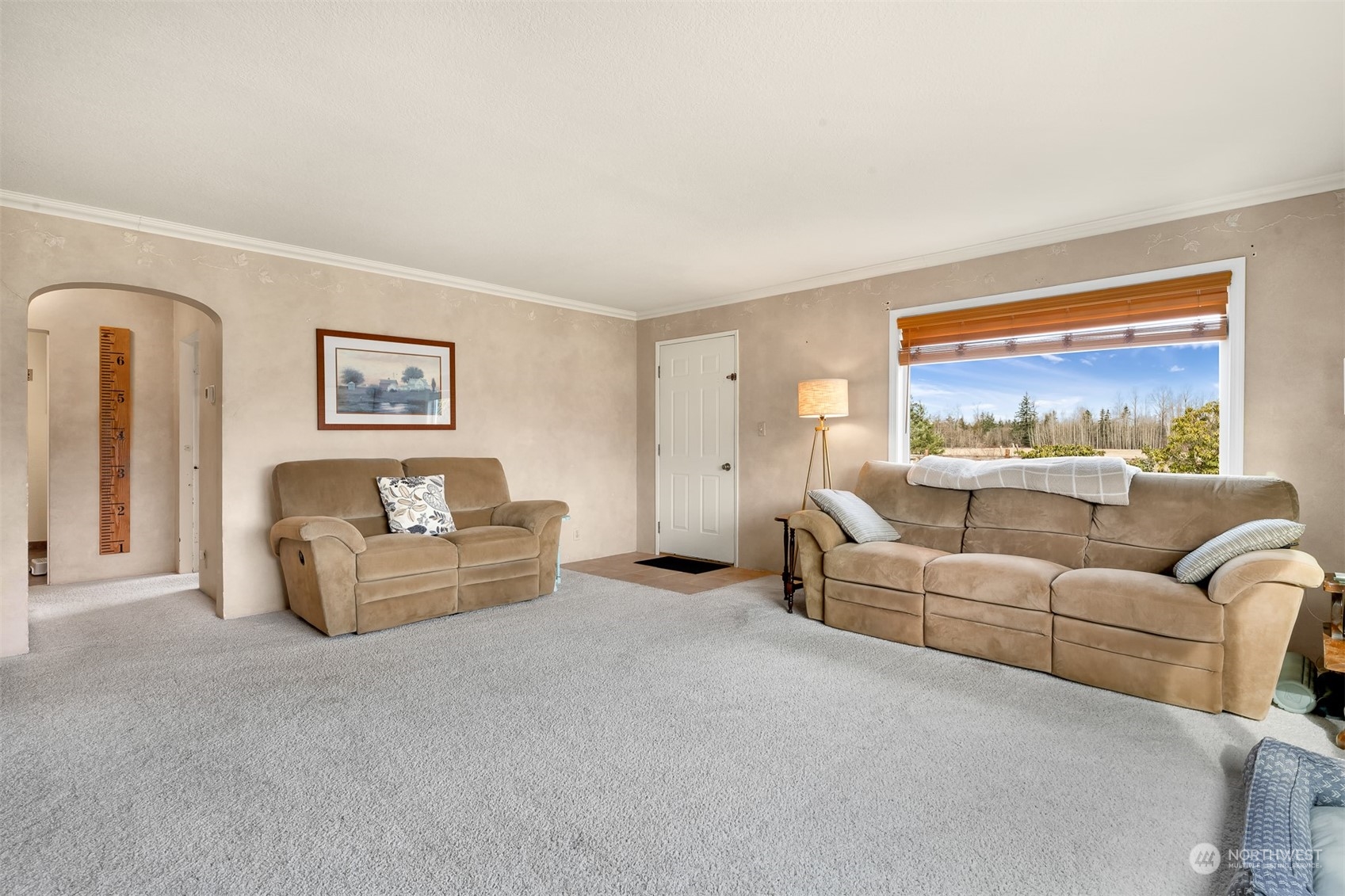 3941 Loomis Trail Road Blaine, WA 98230 - Photo 5 of 40 a living room with furniture and a large window