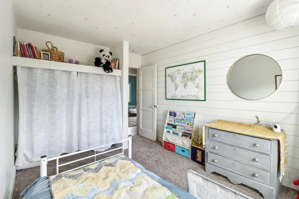 a room with storage and utility
