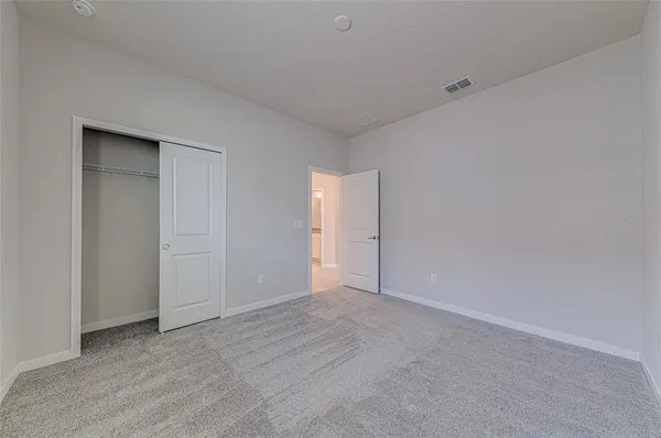 a view of a garage room