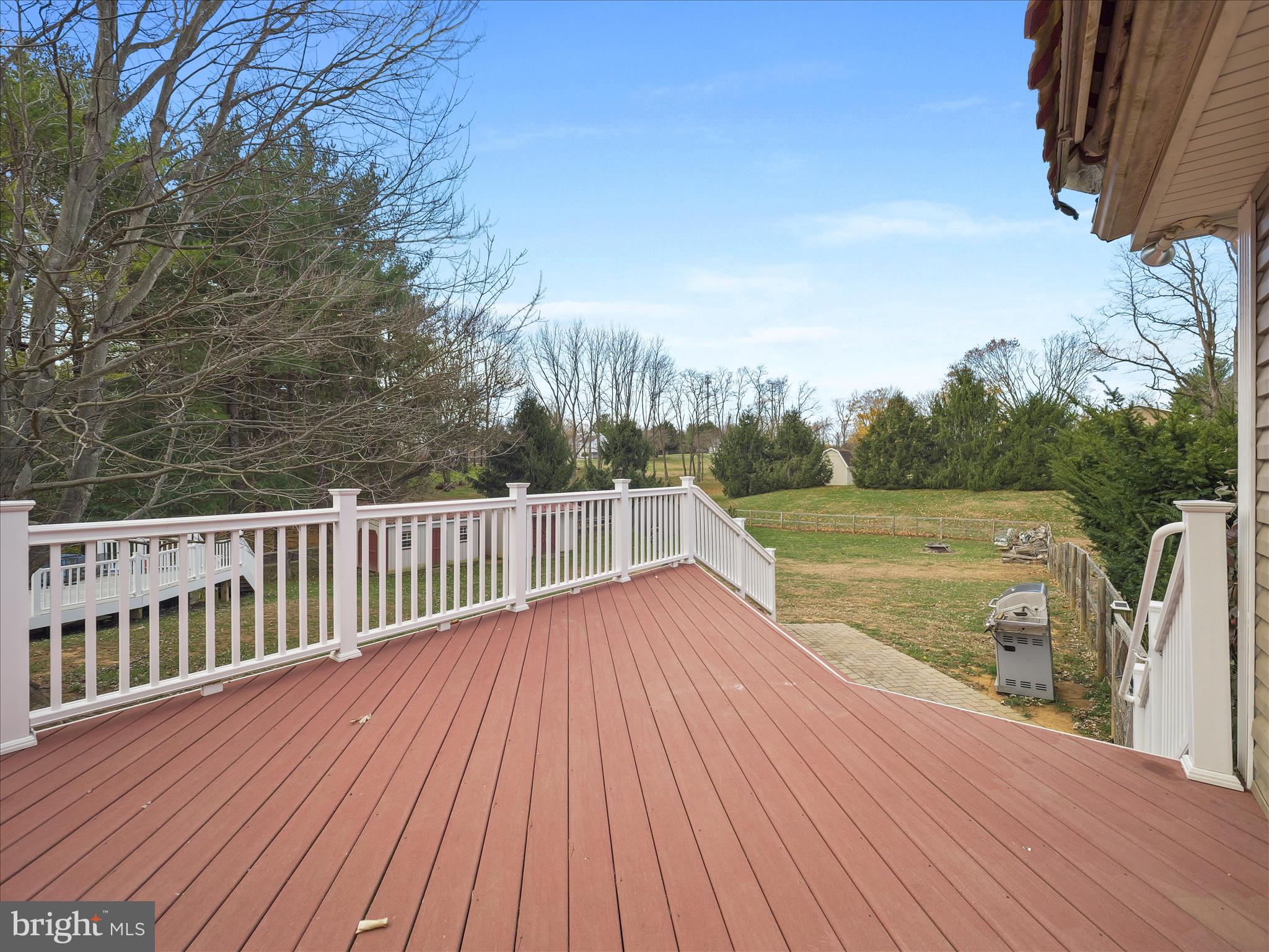 20315 Old Forge Road Hagerstown, MD 21742 - Photo 50 of 71 a view of a balcony with wooden floor and fence