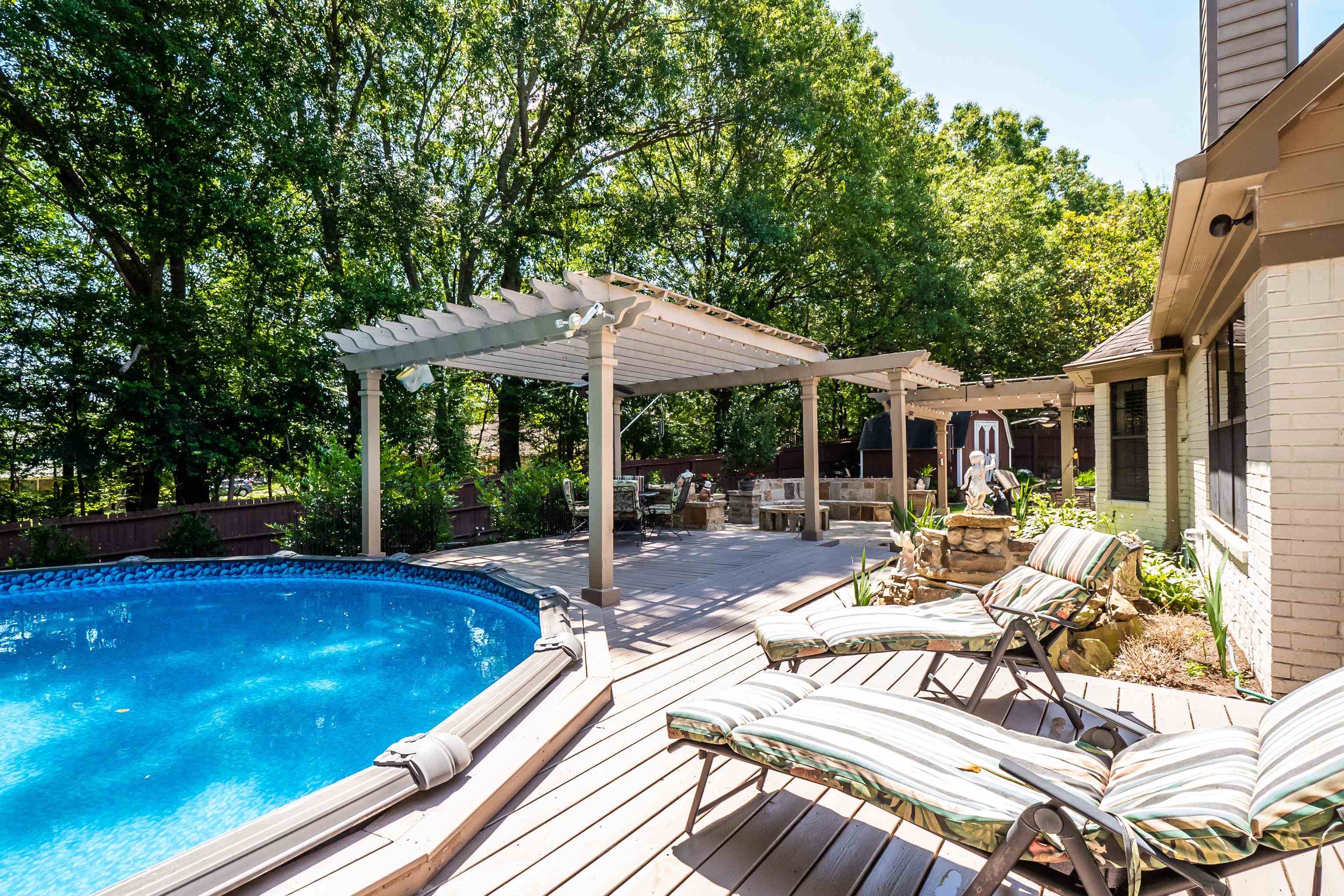 226 Wolf Ridge Cove Collierville, TN 38017 - Photo 23 of 25 a view of swimming pool with sitting area
