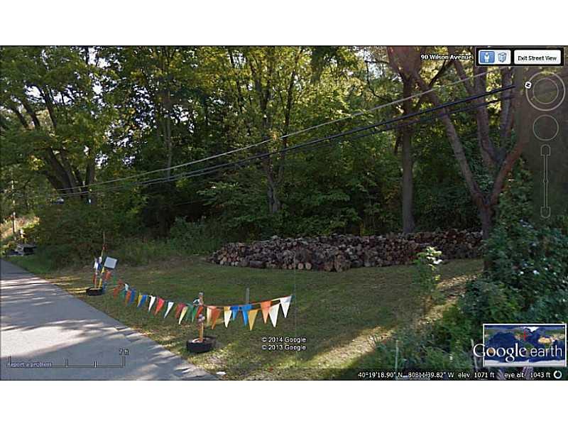 70 Wilson Avenue Cecil, PA 15321 - Photo 3 of 5 Land. Front of lot...next double lots also for sale.