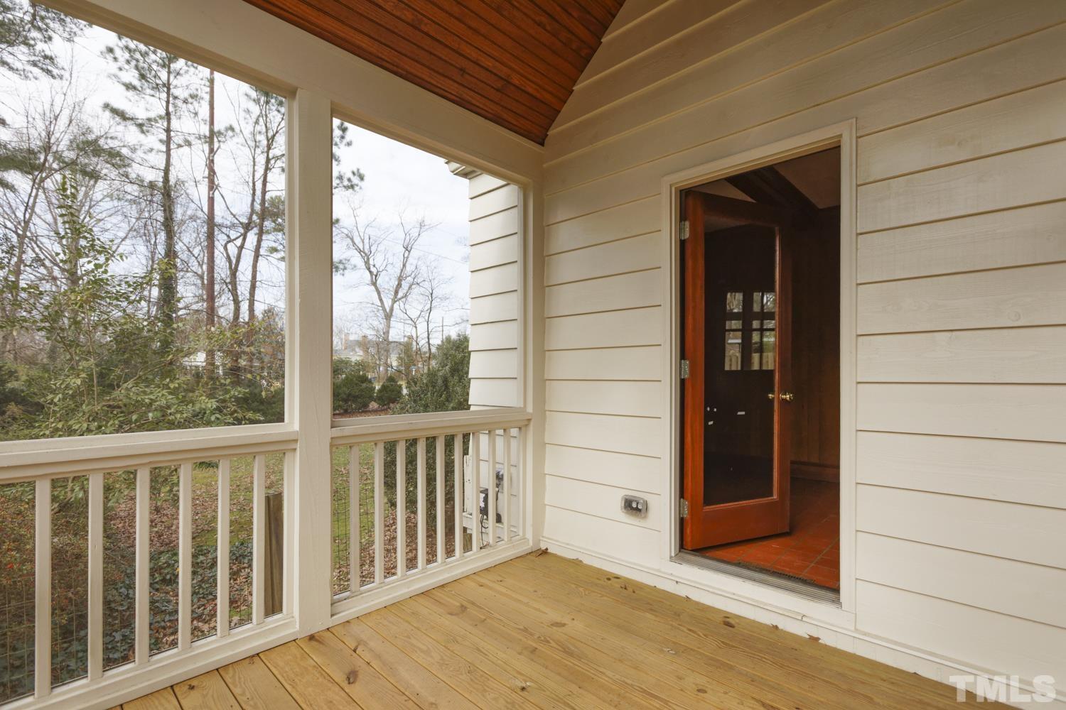 2601 London Drive Raleigh, NC 27608 - Photo 29 of 30 a view of wooden balcony