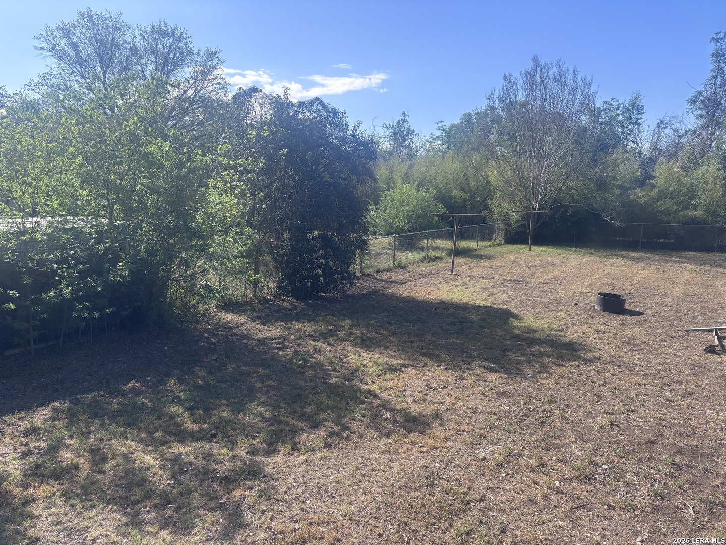 761 Baker Street Seguin, TX 78155 - Photo 18 of 19 a view of dirt yard with a large tree