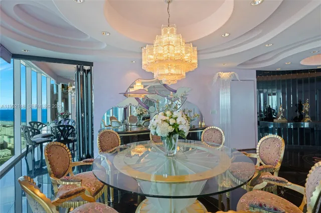 a kitchen with lots of counter top space