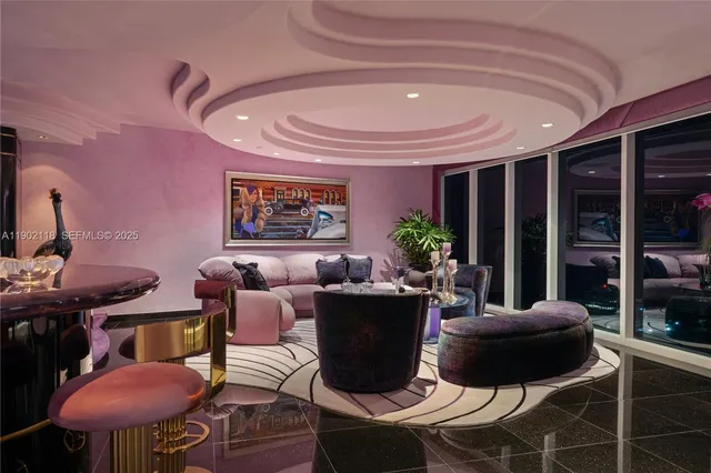 a room with lots of wooden furniture