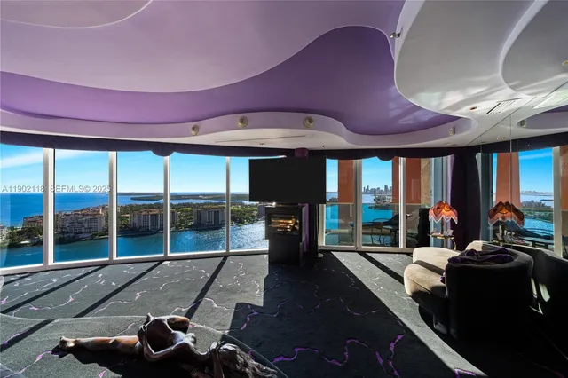 a room with gym equipment