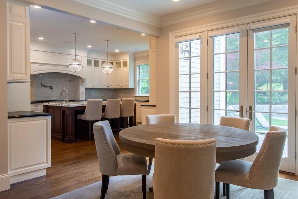 49 Bristol Road Wellesley, MA 02481 - Photo 5 of 30 a view of a dining room with furniture and wooden floor