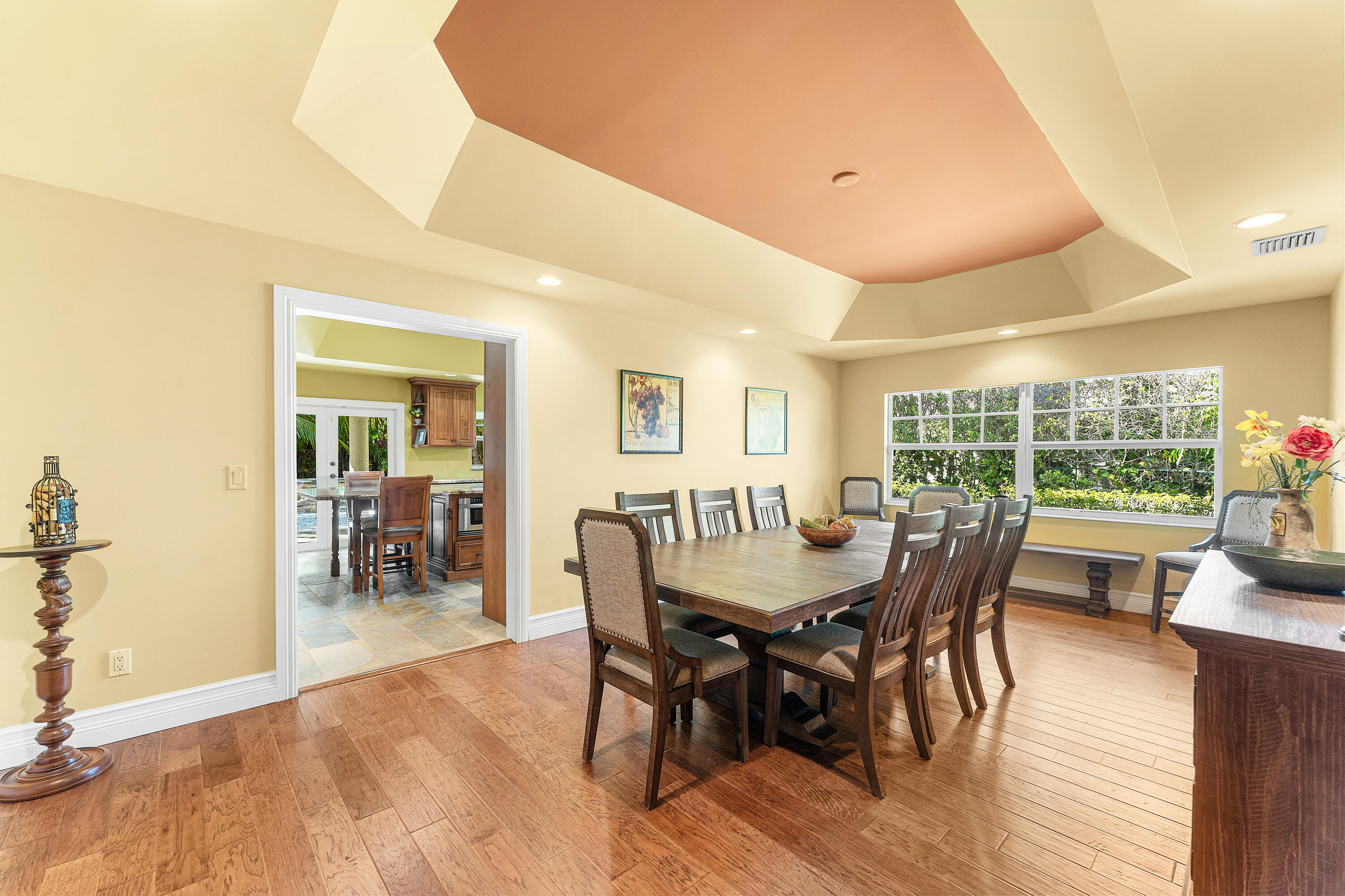 10295 St Andrews Road Boynton Beach, FL 33436 - Photo 10 of 43 a dining room with furniture window and wooden floor