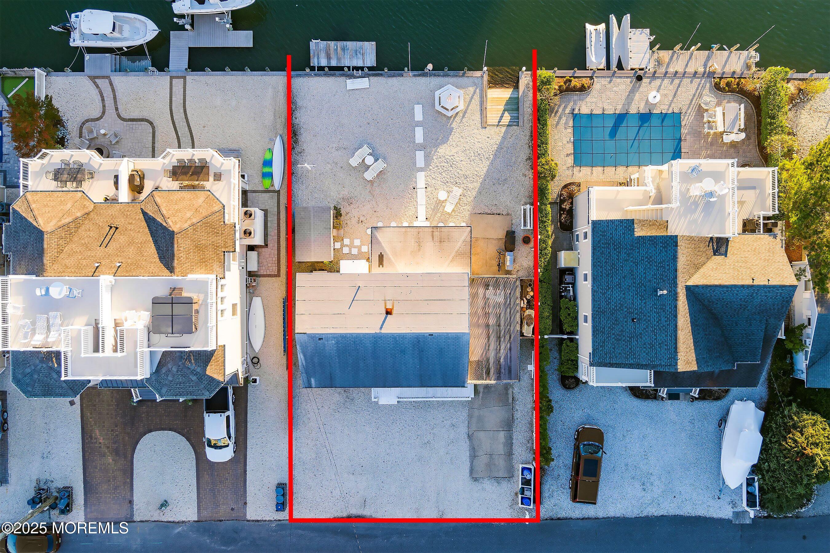 46 Adrian Road Barnegat Light, NJ 08006 - Photo 4 of 28 an aerial view of residential houses with outdoor space