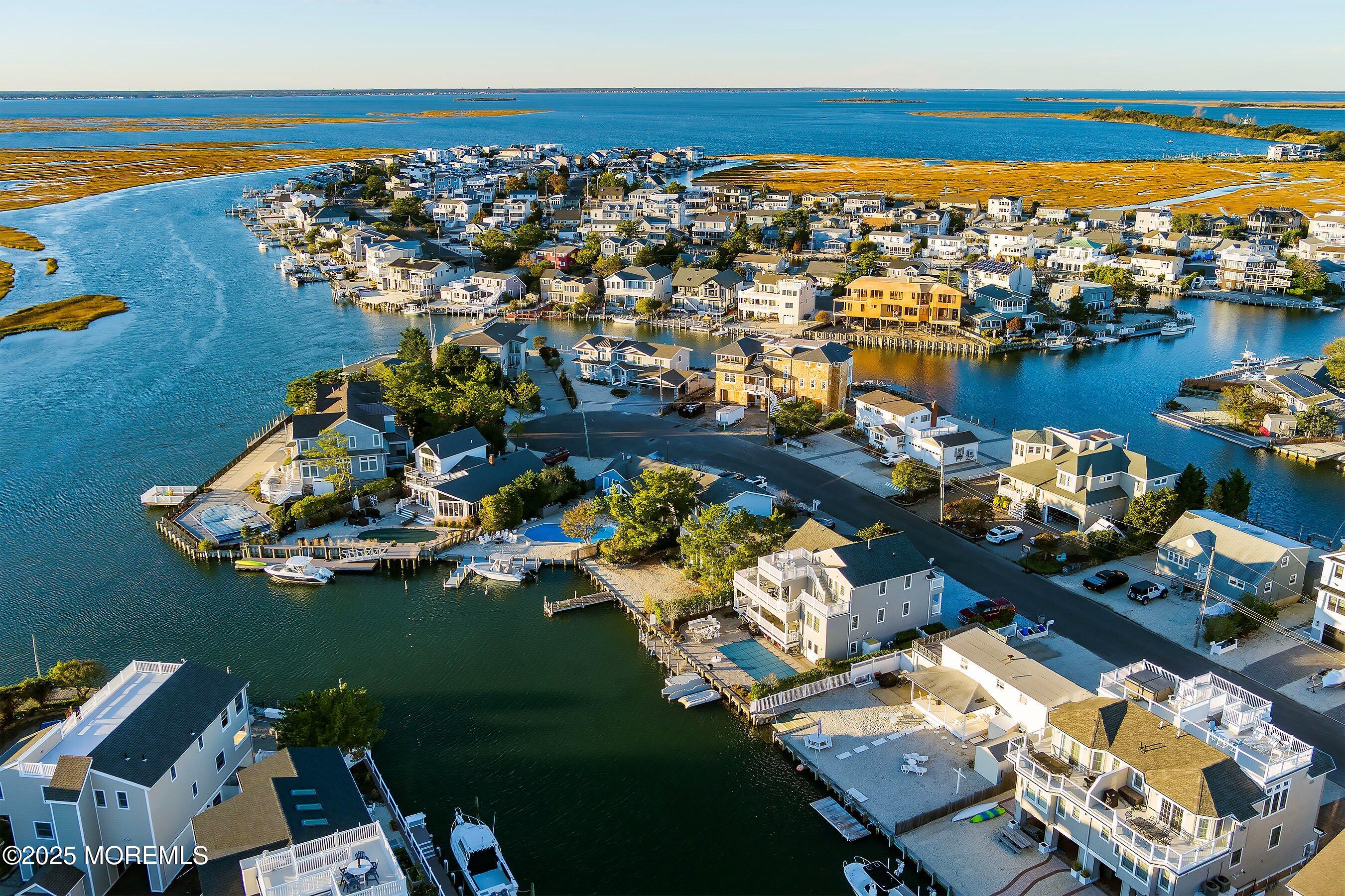 46 Adrian Road Barnegat Light, NJ 08006 - Photo 5 of 28 an aerial view of a house with a ocean view