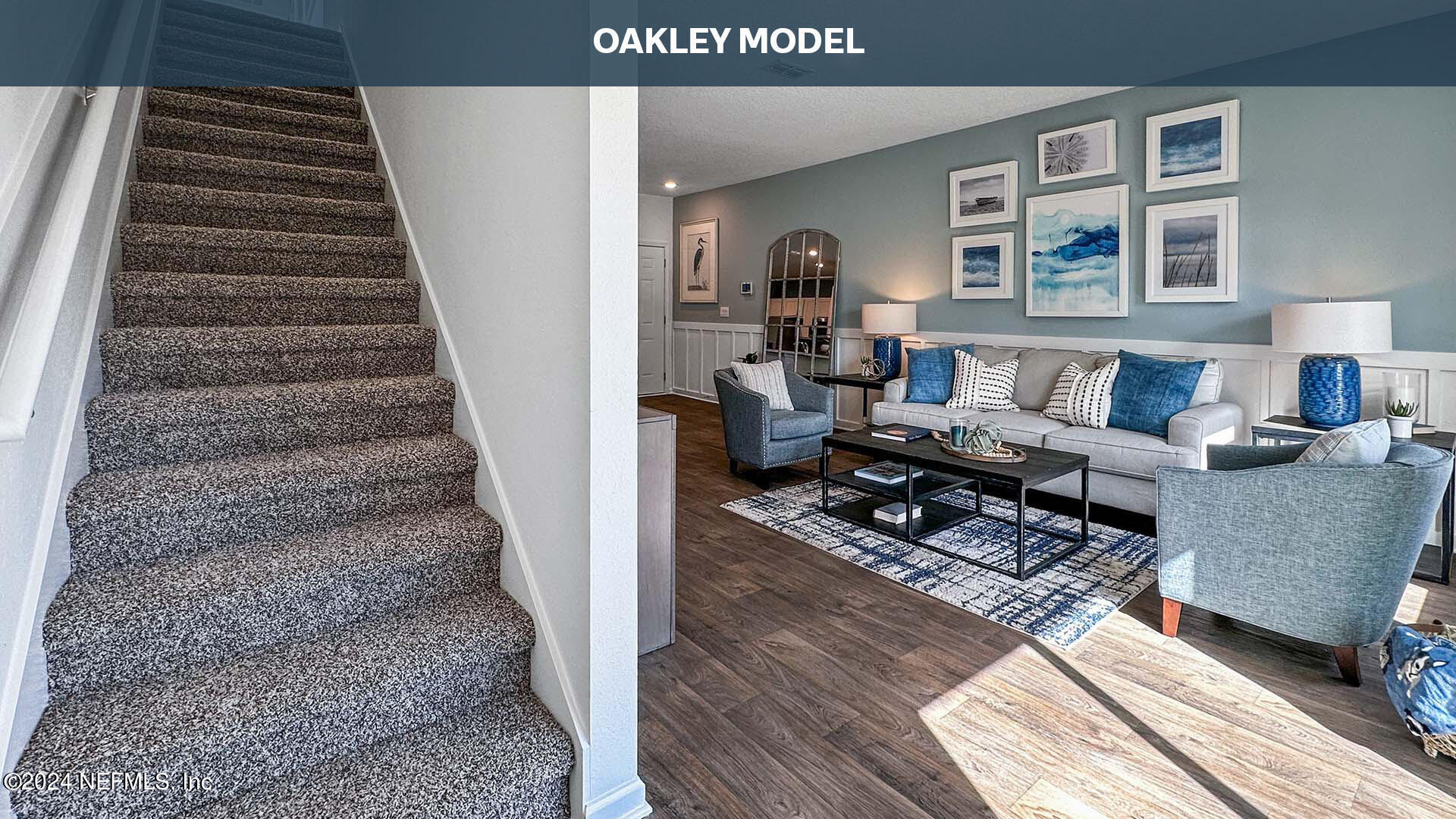 9249 Stony Brook Road Jacksonville, FL 32256 - Photo 9 of 34 a living room with furniture and wooden floor