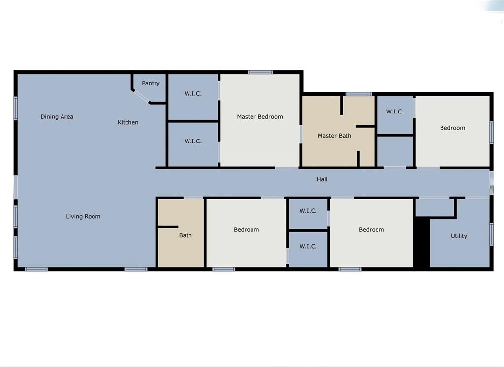 1014 Trinity Street Cleburne, TX 76031 - Photo 24 of 24 a picture of a floor plan