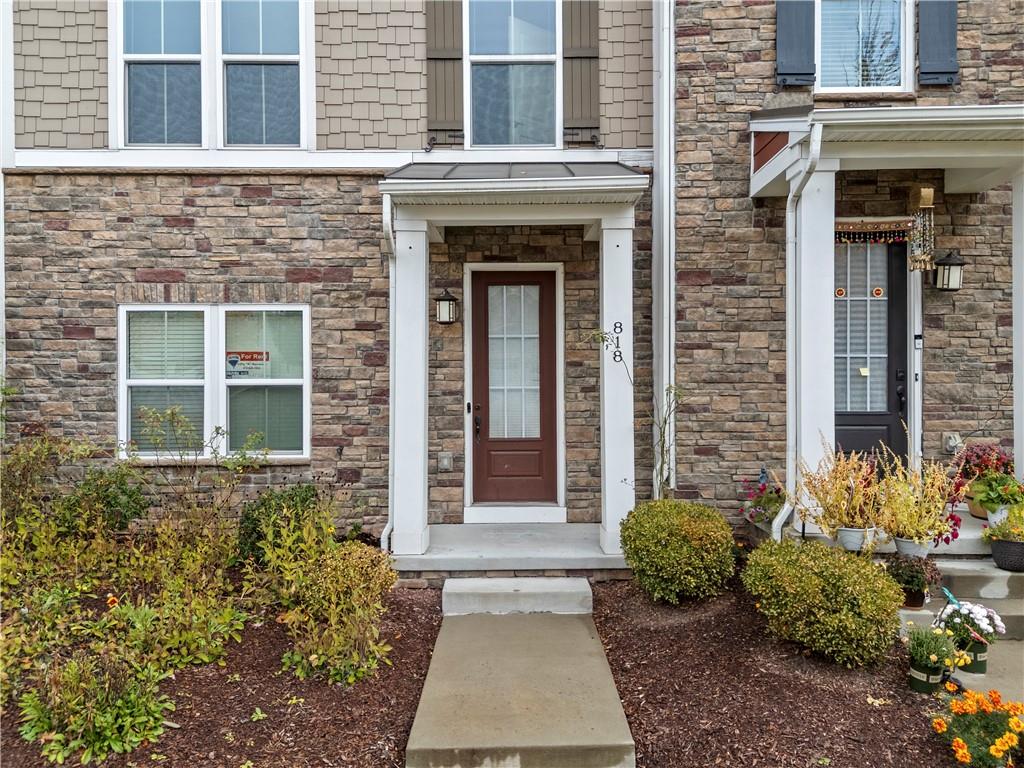 818 Oneida Circle Mars, PA 16046 - Photo 36 of 45 a front view of a house with garden