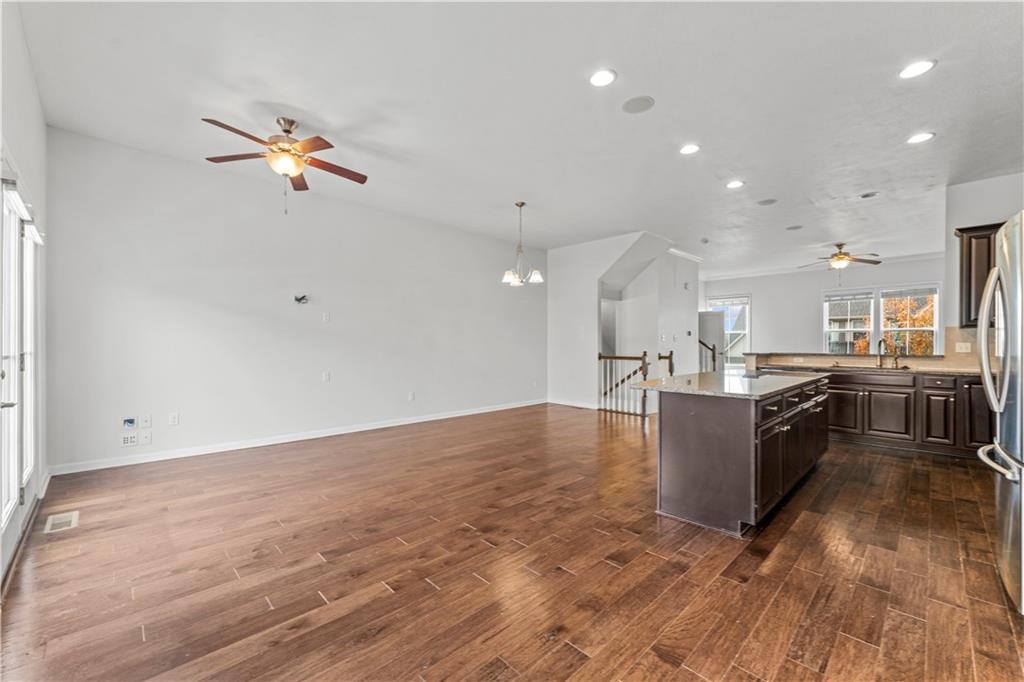 818 Oneida Circle Mars, PA 16046 - Photo 8 of 45 a view of kitchen with wooden floor