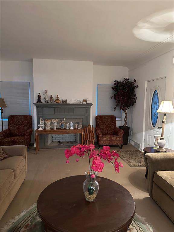 1730 Graham Boulevard Pittsburgh, PA 15235 - Photo 11 of 24 a living room with furniture and a fireplace