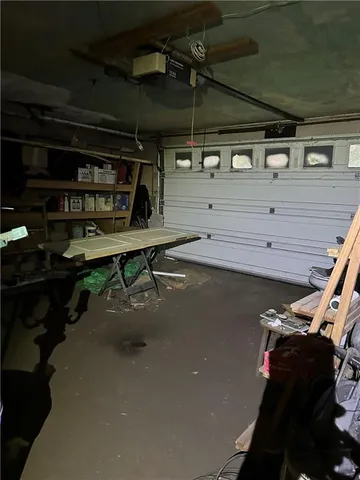 a view of storage and utility room