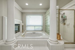 18300 Watts Valley Road Sanger, CA 93657 - Photo 21 of 50 ultimate relaxation in your own master bathroom with fireplace.