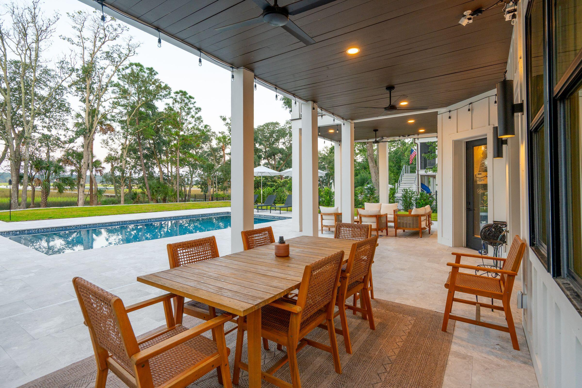 4684 Cedar Island Court Awendaw, SC 29429 - Photo 43 of 62 Downstairs Patio