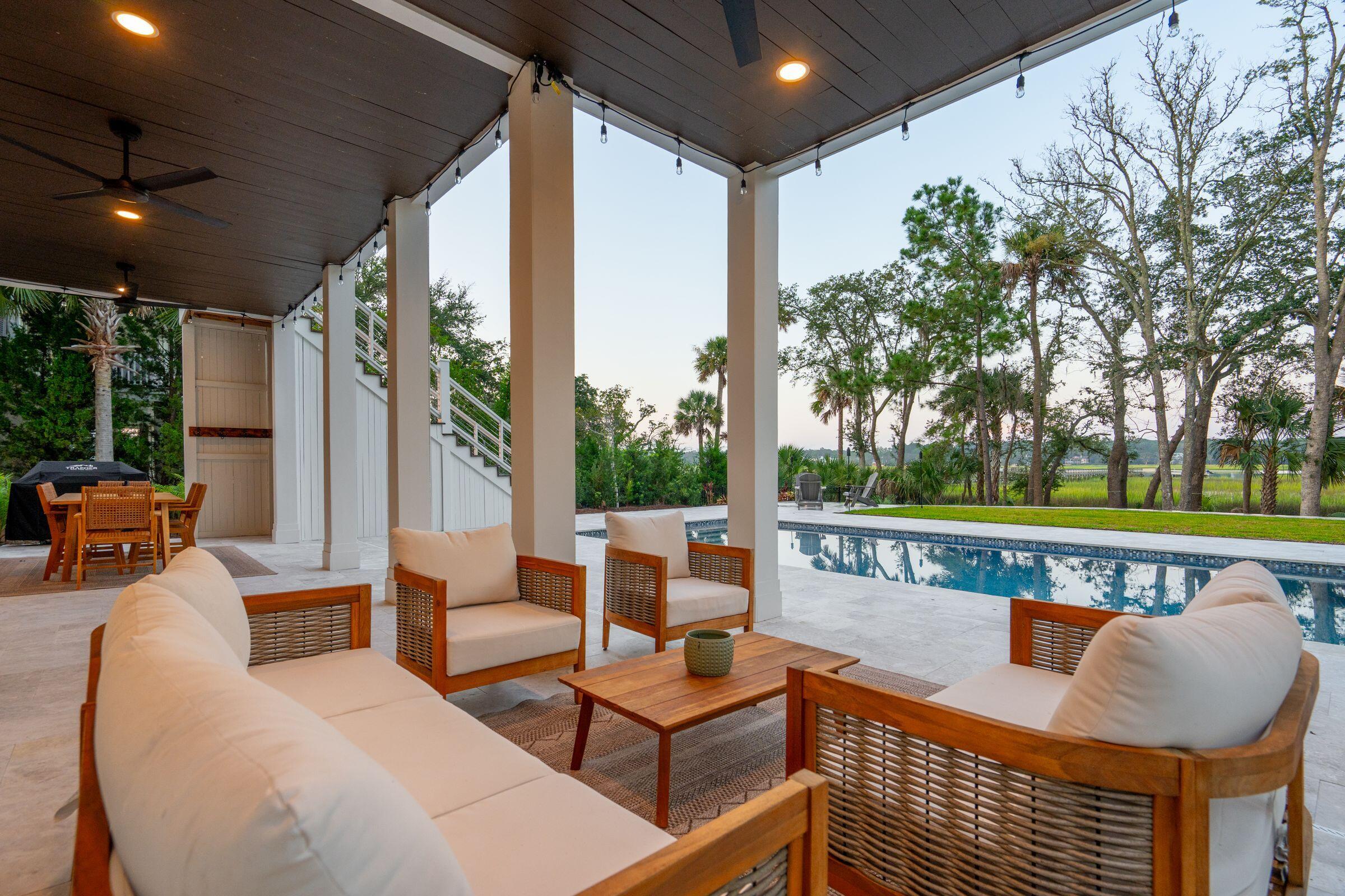 4684 Cedar Island Court Awendaw, SC 29429 - Photo 44 of 62 Downstairs Patio