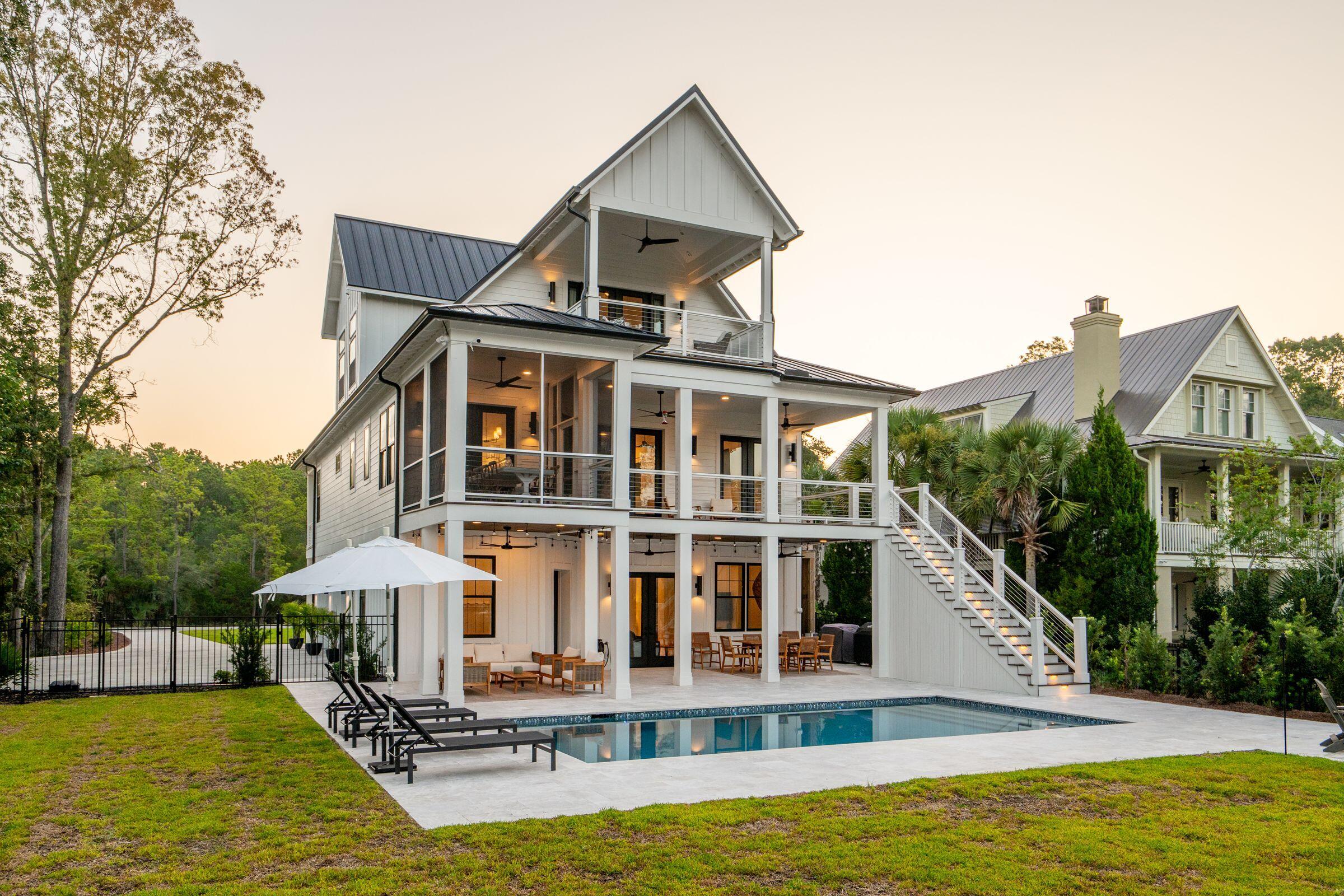 4684 Cedar Island Court Awendaw, SC 29429 - Photo 45 of 62 Back of House