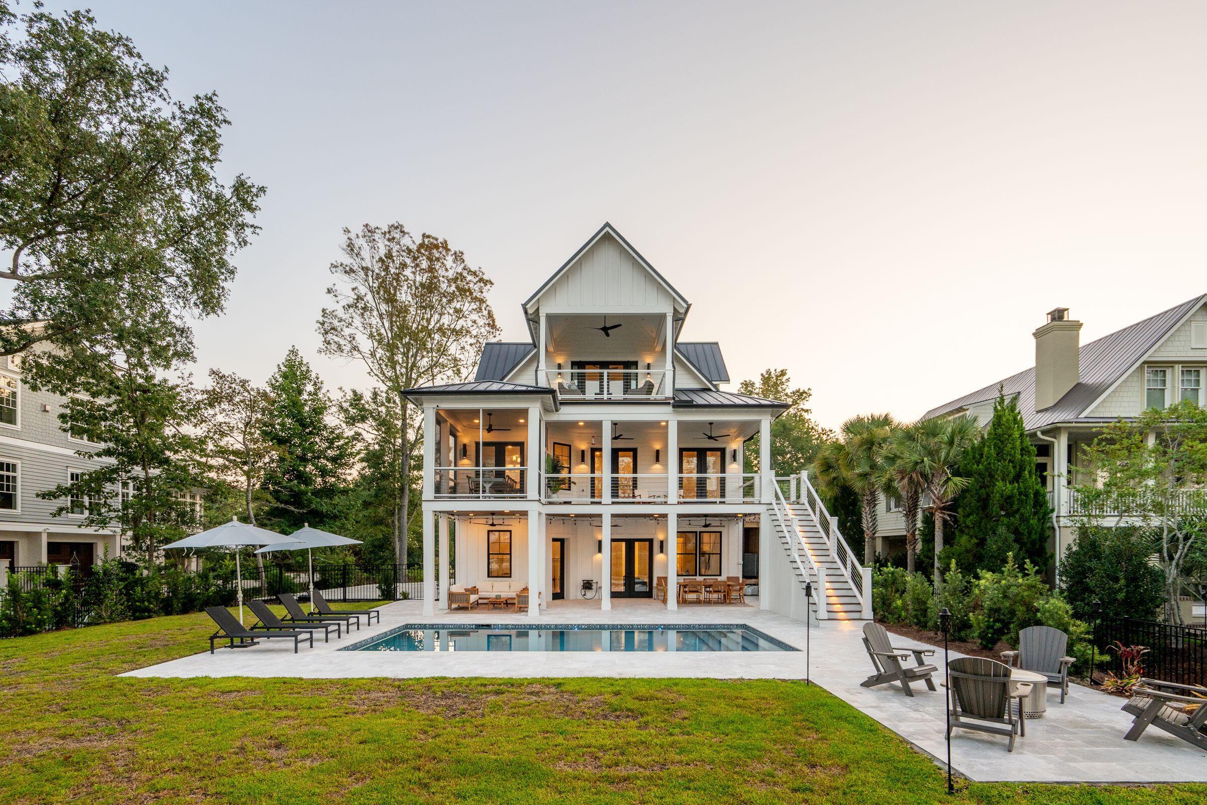 4684 Cedar Island Court Awendaw, SC 29429 - Photo 46 of 62 Back of House