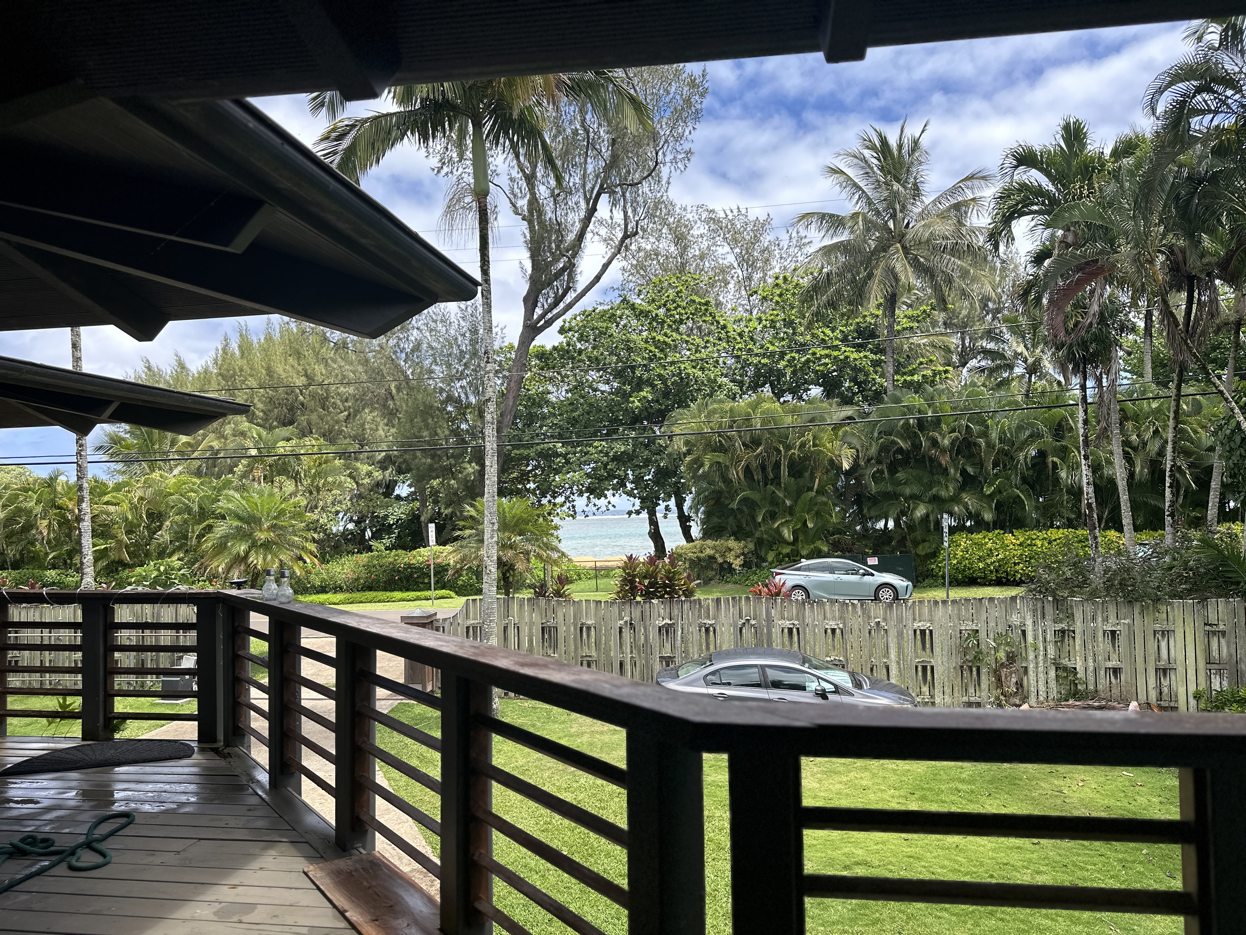 3557 Anini Road Princeville, HI 96722 - Photo 11 of 29 a view of a chairs and table in the patio