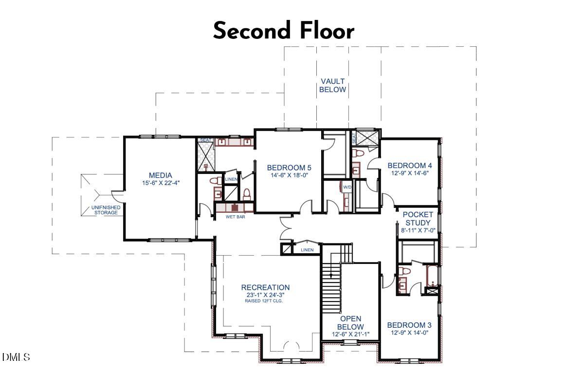 6832 Greystone Drive Raleigh, NC 27615 - Photo 51 of 51 2nd Floor Greystone (Medium)