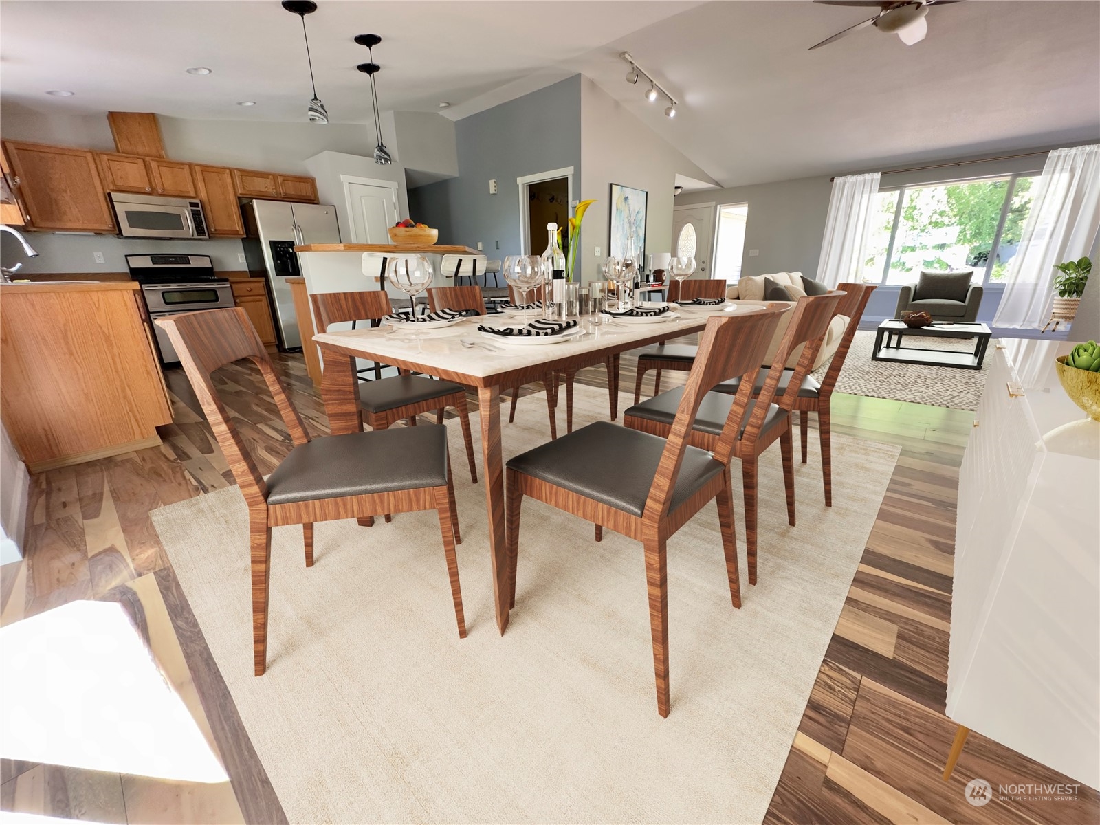 8307 Waddell Creek Road Southwest Olympia, WA 98512 - Photo 6 of 33 a view of a dining room with furniture