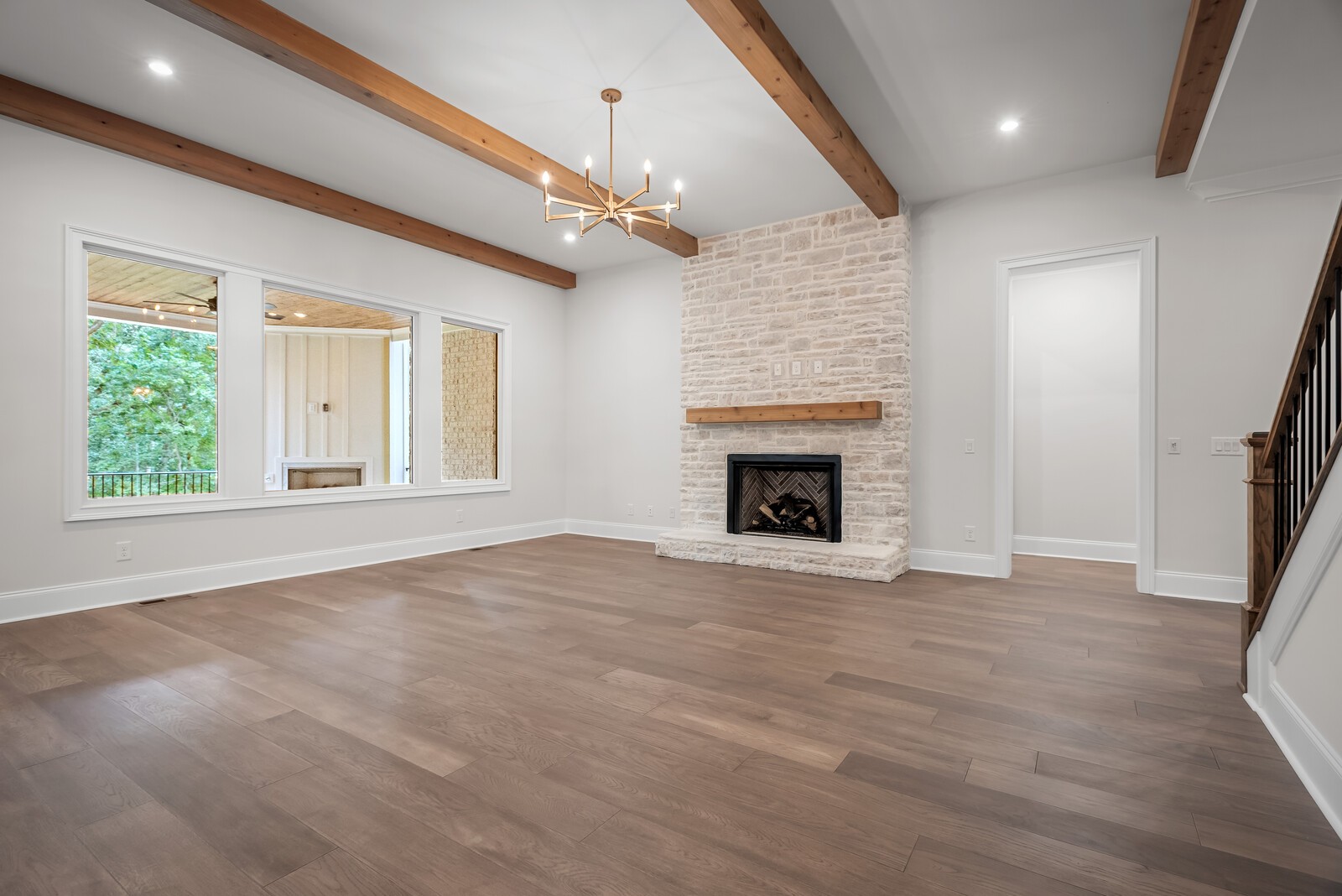 0 Bethesda-Arno Road Thompson's Station, TN 37179 - Photo 19 of 78 an empty room with windows and fireplace