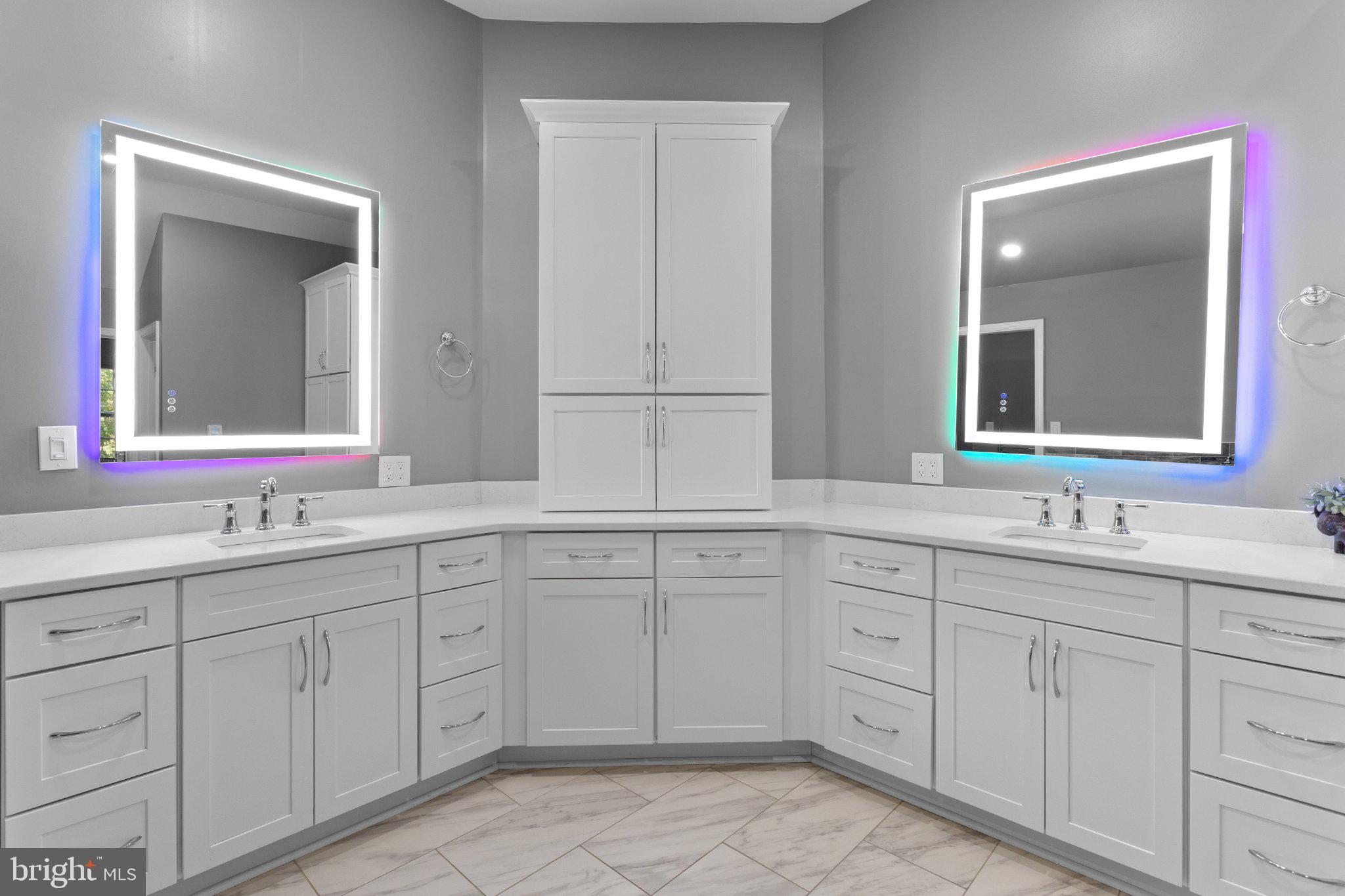 2014 Rosedale Lane Huntingtown, MD 20639 - Photo 33 of 89 Plenty of cabinets and light changing mirrors!