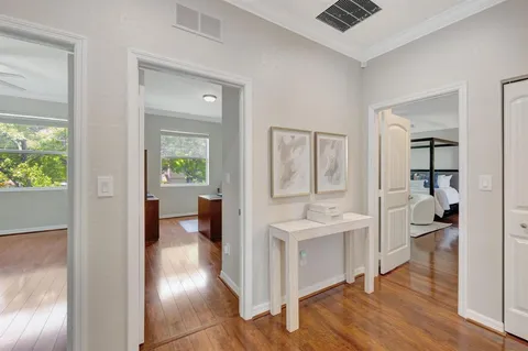 a view of a living room and dining room