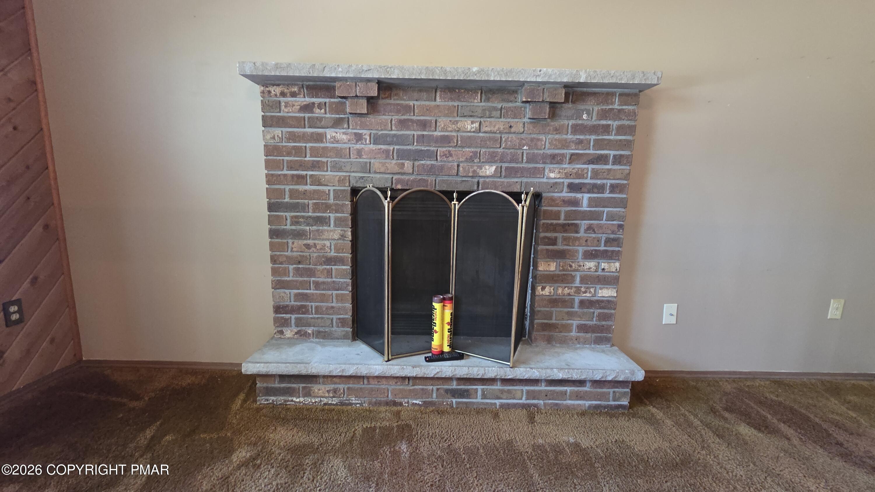 7531 Crest View Drive Tobyhanna, PA 18466 - Photo 15 of 45 living room fireplace