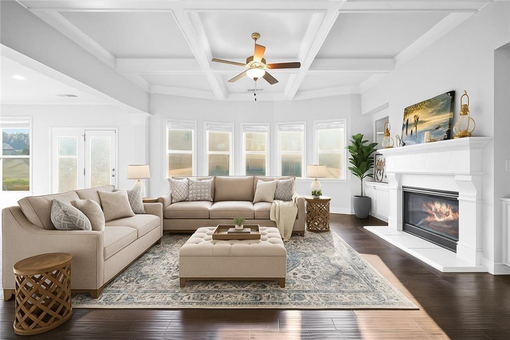 2770 Longacre Park Way Lawrenceville, GA 30044 - Photo 2 of 52 a living room with furniture fireplace and window
