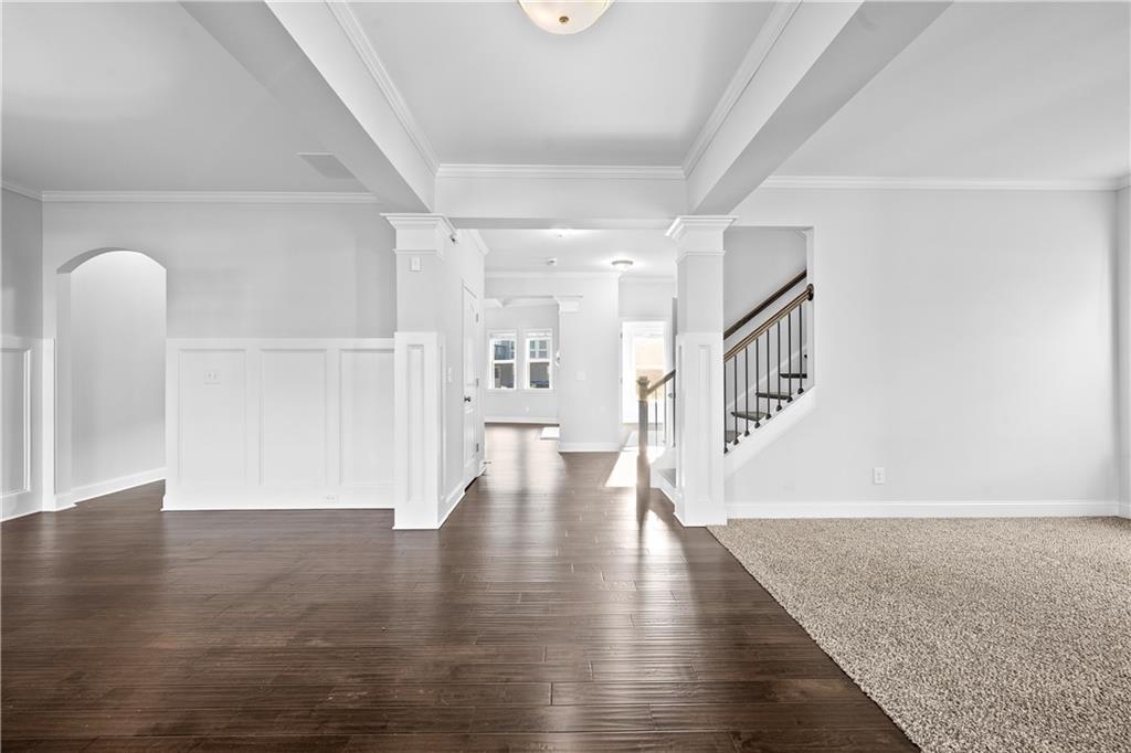 2770 Longacre Park Way Lawrenceville, GA 30044 - Photo 3 of 52 a view of an entryway with wooden floor