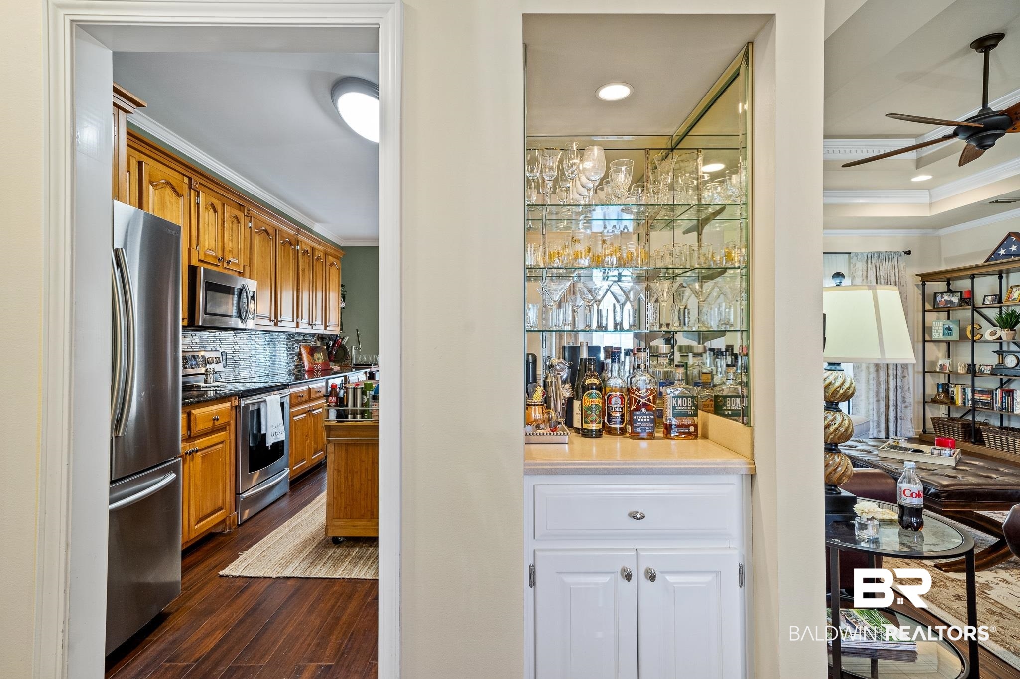 102 Hazel Lane Fairhope, AL 36532 - Photo 15 of 27 Wet Bar in Hallway