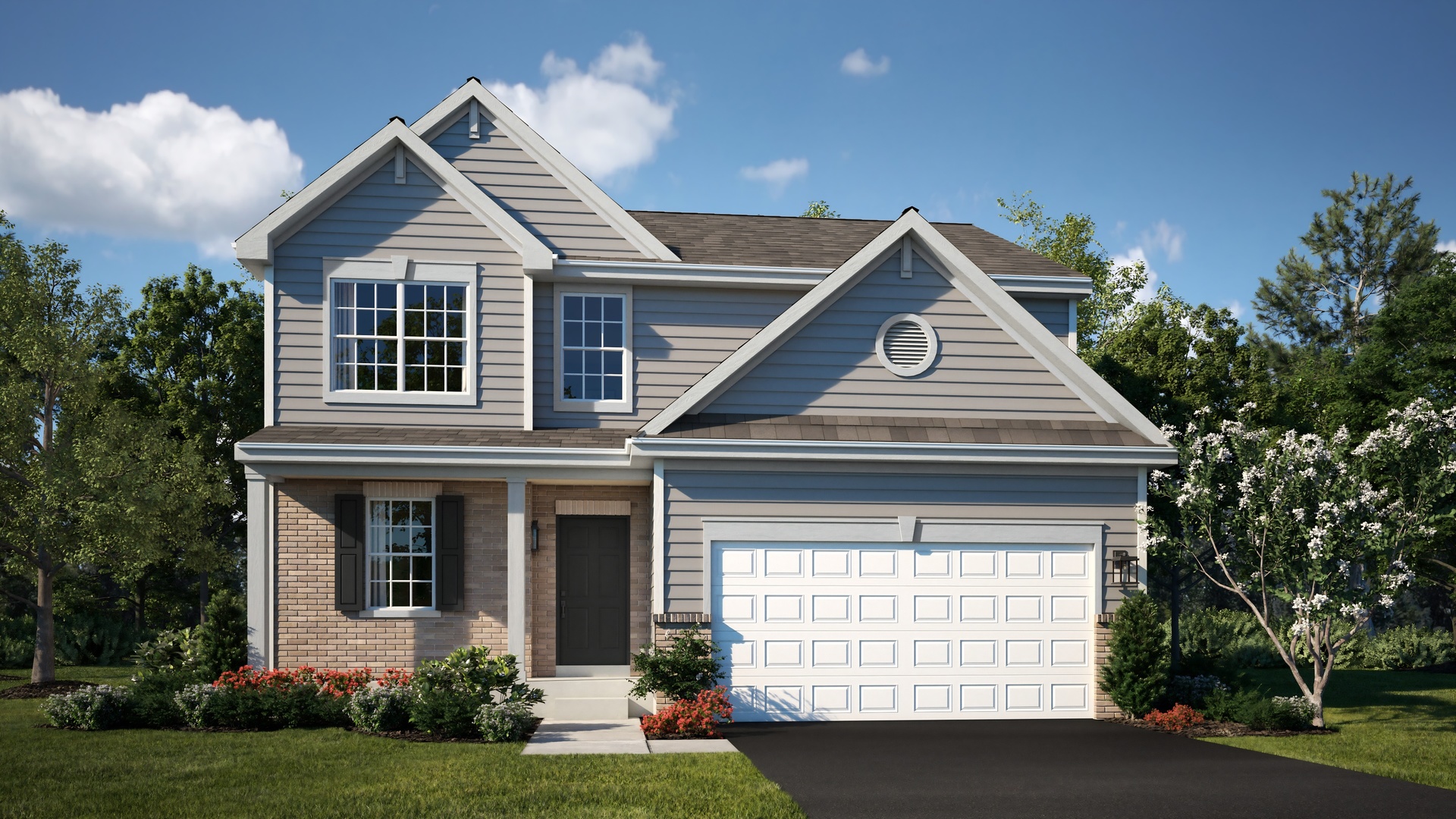 388 Danforth Drive Oswego, IL 60543 - Photo 1 of 22 a front view of a house with a yard
