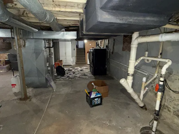 a view of water heater room