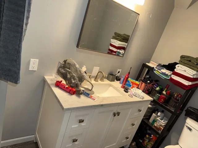 a view of a house with a garage